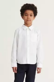 Детская хлопковая рубашка Costa Shirt Liewood, белый