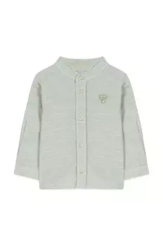 Детская хлопковая рубашка для мальчика/девочки Tartine et Chocolat TARTINE ET CHOCOLAT, бирюзовый