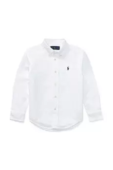 Детская хлопковая рубашка Polo Ralph Lauren 322819238001, белый