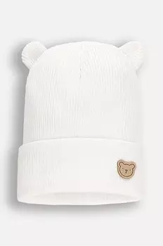 Детская хлопковая шапка Coccodrillo, бежевый
