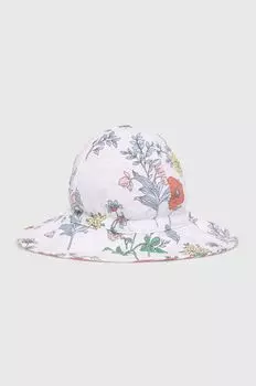 Детская хлопковая шапка GAP, белый