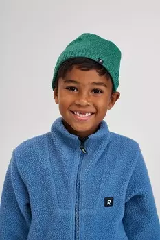 Детская хлопковая шапка Hattara Reima, зеленый