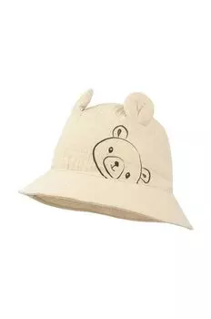 Детская хлопковая шапка Jamiks, бежевый