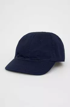 Детская хлопковая шапка Lacoste RK3106, темно-синий
