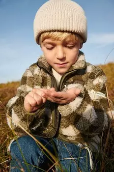 Детская хлопковая шапка Liewood, бежевый