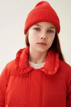 Детская хлопковая шапка Liewood, красный