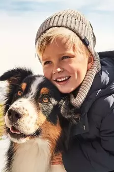 Детская хлопковая шапка Mayoral, бежевый