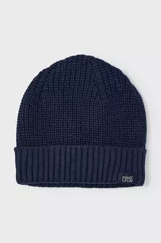 Детская хлопковая шапка Mayoral, темно-синий