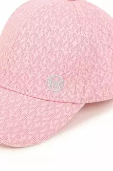 Детская хлопковая шапка Michael Kors, розовый