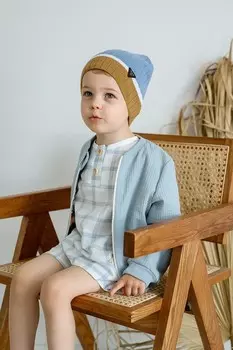 Детская хлопковая шапка PAXTON Jamiks, синий