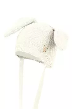 Детская хлопковая шапка PILVI Jamiks, бежевый