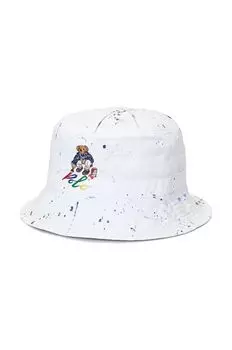 Детская хлопковая шапка Polo Ralph Lauren, белый