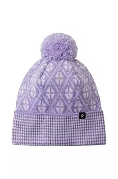 Детская хлопковая шапка Reima Kuurassa, фиолетовый
