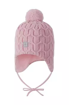 Детская хлопковая шапка Reima Nunavut, розовый