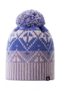 Детская хлопковая шапка Reima Pohjoinen, розовый