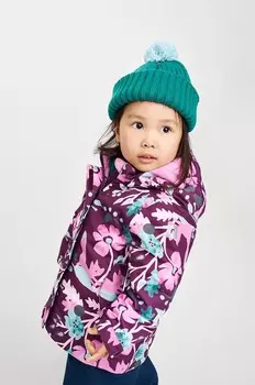 Детская хлопковая шапка Reima Topsu, зеленый