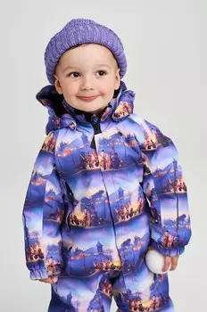 Детская хлопковая шапка Reima Villaisa, фиолетовый