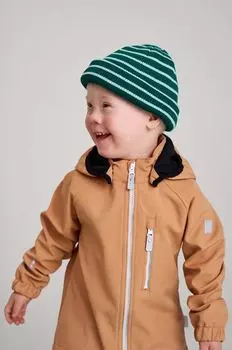 Детская хлопковая шапка Reissuun Reima, зеленый