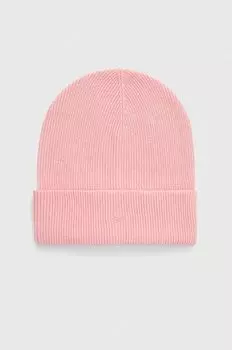 Детская хлопковая шапка United Colors of Benetton, розовый