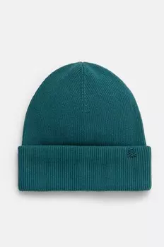 Детская хлопковая шапка United Colors of Benetton, зеленый