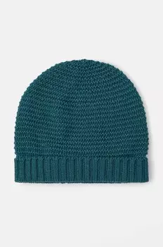 Детская хлопковая шапка United Colors of Benetton, зеленый