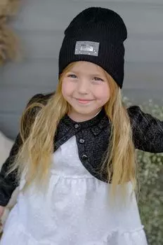 Детская хлопковая шапочка Jamiks, черный