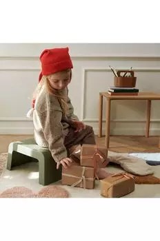 Детская хлопковая шапочка Liewood, красный