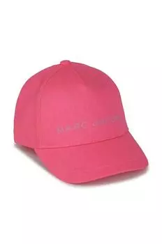 Детская хлопковая шапочка Marc Jacobs, фиолетовый