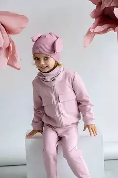 Детская хлопковая шапочка NORI Jamiks, розовый