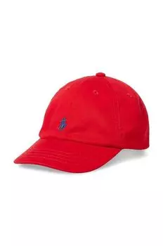 Детская хлопковая шапочка Polo Ralph Lauren, красный