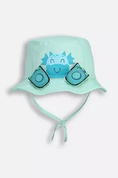 Детская хлопковая шляпа Coccodrillo, бирюзовый