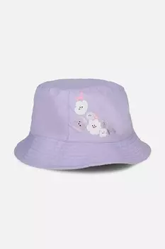 Детская хлопковая шляпа Coccodrillo, фиолетовый