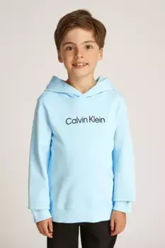 Детская хлопковая толстовка 0 Calvin Klein Jeans, синий