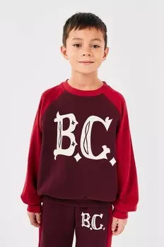 Детская хлопковая толстовка Bobo Choses, бордовый