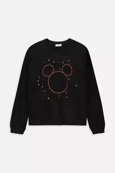 Детская хлопковая толстовка Coccodrillo, черный