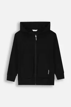 Детская хлопковая толстовка Coccodrillo, черный