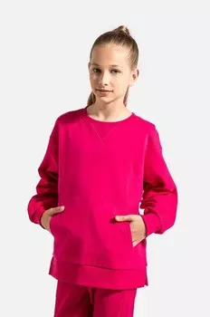 Детская хлопковая толстовка Coccodrillo, розовый