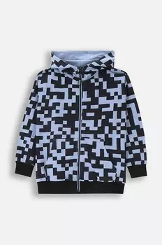 Детская хлопковая толстовка Coccodrillo, синий