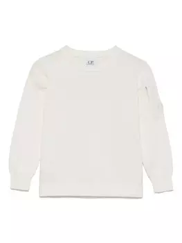 Детская хлопковая толстовка CP Company C.P. Company Kids, нейтральный