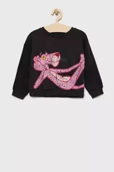 Детская хлопковая толстовка Desigual, серый