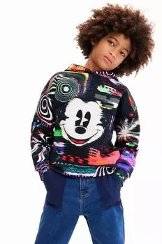 Детская хлопковая толстовка Desigual x Disney, мультиколор
