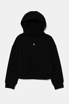 Детская хлопковая толстовка J046 Patrizia Pepe, черный
