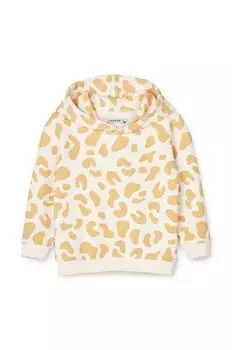 Детская хлопковая толстовка Liewood, бежевый