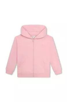 Детская хлопковая толстовка Marc Jacobs, розовый