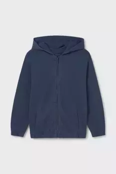 Детская хлопковая толстовка Mayoral, темно-синий