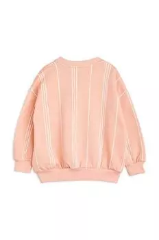Детская хлопковая толстовка Mini Rodini, розовый