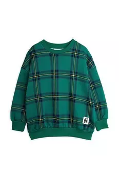 Детская хлопковая толстовка Mini Rodini, зеленый