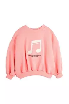 Детская хлопковая толстовка Note Mini Rodini, оранжевый