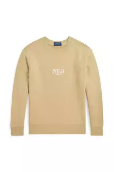 Детская хлопковая толстовка Polo Ralph Lauren, бежевый