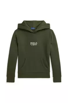 Детская хлопковая толстовка Polo Ralph Lauren, зеленый